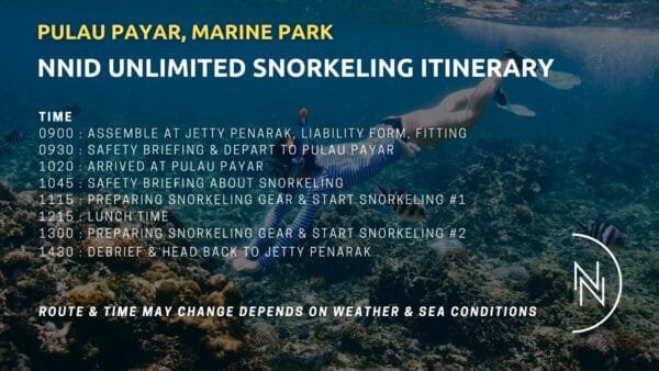 pulau payar snorkeling program