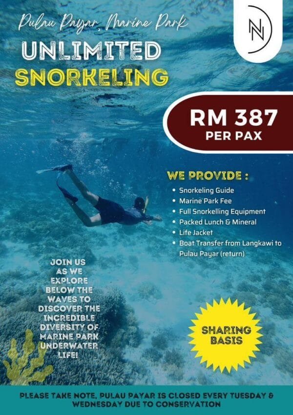 pulau payar snorkeling trip